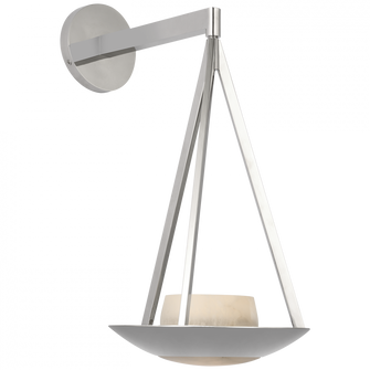 Divina 19'' Floating Bowl Sconce (279|BBL 2165PN-ALB)