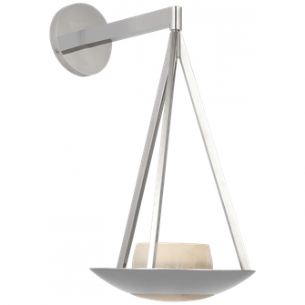 Divina 19'' Floating Bowl Sconce (279|BBL 2165PN-ALB)