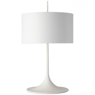 Spinet 26'' Modern Trumpet Table Lamp (279|BBL 3301WHT-WHT)