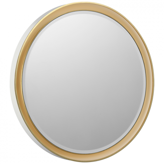 Tricia 30'' Illuminated Round Mirror (279|TOB 2961WHT/G)