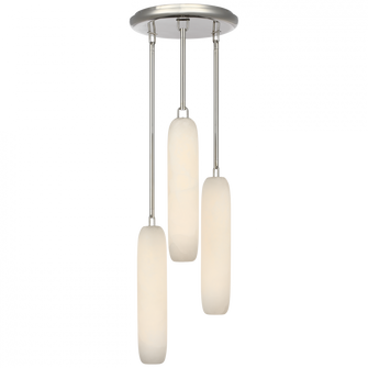 Formosa 3-Light Pendant in Polished Nickel with Alabaster (279|KW 5910PN-ALB)