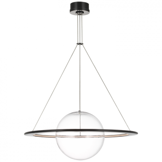 Cosmos 28'' Ring and Orb Chandelier (279|BBL 5167BZ-CG)