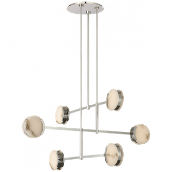 Melange 54'' Multi-Positional Chandelier (279|KW 5609PN-ALB)
