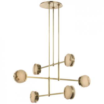 Melange 54'' Multi-Positional Chandelier (279|KW 5609AB-ALB)