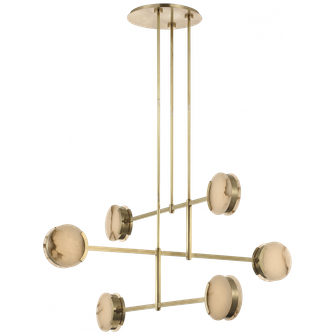 Melange 54'' Multi-Positional Chandelier (279|KW 5609AB-ALB)