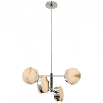 Melange 25'' Multi-Positional Semi-Flush Chandelier (279|KW 5606PN-ALB)