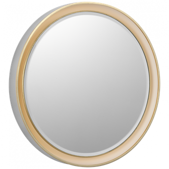 Tricia 24'' Illuminated Round Mirror (279|TOB 2960PN/G)