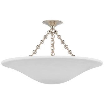 Mollino 24'' Semi-Flush Mount (279|ARN 4427PN-PW)