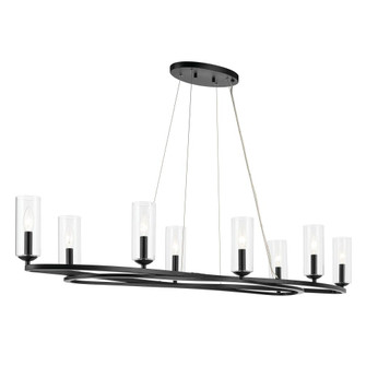 Oval Chandelier 8Lt (2|52772BK)