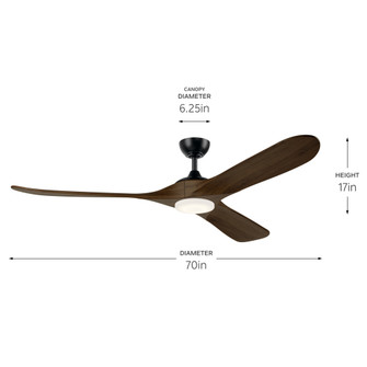70 Inch Mylo Fan (2|310570SBK)