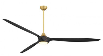 Pierce 84'' LED Smart Ceiling Fan (39|F763L-LBR/CL)