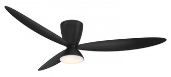 Hourglass 58'' LED Smart Flush Mount Ceiling Fan (39|F468L-CL)