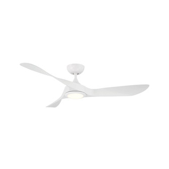 Swirl Matte White With Luminaire (1357|F-074L-MW)