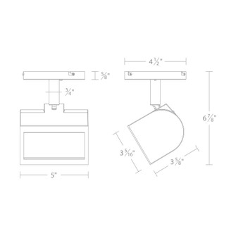 Ocularc 3020W - 5CCT Wall Wash Monopoint (1357|MO-3020W-CS-WT)