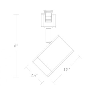 Ocularc 7013 - 5CCT Track Luminaire (1357|H-7013-CS-WT)
