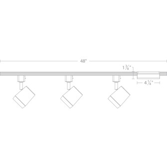 Ocularc 7011/3 - 5CCT Track Luminaire (1357|H-7011/3-CS-BK)