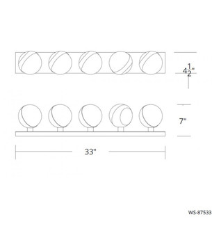 Tripoli Bath & Wall Sconce (1357|WS-87533-30-BK)