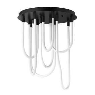 Soleil-Flush Mount Chandelier (94|E24987-BK)