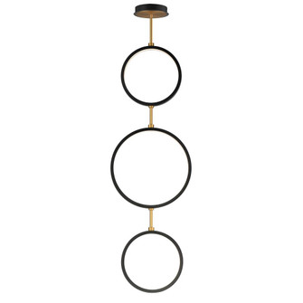 Hoopla-Multi-Light Pendant (94|E24321-BKGLD)