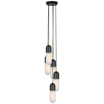 Junio 5-Light Pendant (279|TOB 5646BZ/HAB-FG-5)