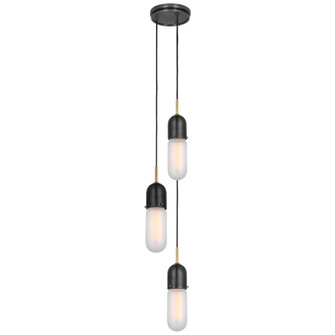 Junio 3-Light Pendant (279|TOB 5646BZ/HAB-FG-3)
