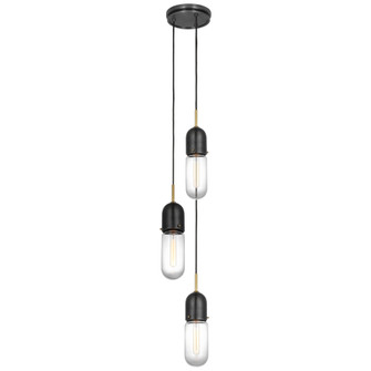 Junio 3-Light Pendant (279|TOB 5646BZ/HAB-CG-3)