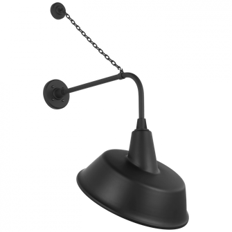 Academy 20'' Anchored Rex Barn Light (279|TOB 2810MBK/S4-MBK)