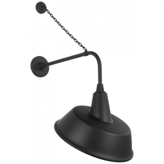 Academy 20'' Anchored Rex Barn Light (279|TOB 2810MBK/S4-MBK)