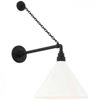 Academy 17.5'' Anchored Mack Barn Light (279|TOB 2813MBK/S11-WHT)