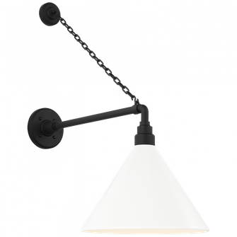 Academy 17.5'' Anchored Mack Barn Light (279|TOB 2813MBK/S11-WHT)
