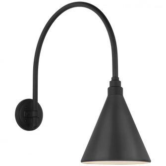 Academy 19.5'' Arched Mack Barn Light (279|TOB 2815MBK/S10-MBK)