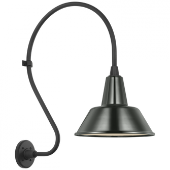 Academy 18'' Larrabee Barn Light (279|TOB 2805MBK/S1-G)