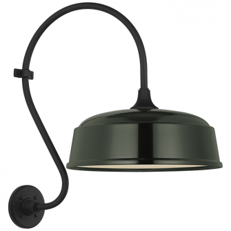 Academy 15'' Larrabee Barn Light (279|TOB 2804MBK/S7-G)