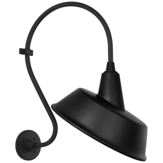 Academy 15'' Larrabee Barn Light (279|TOB 2804MBK/S4-MBK)