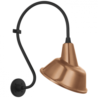 Academy 15'' Larrabee Barn Light (279|TOB 2804MBK/S3-SC)