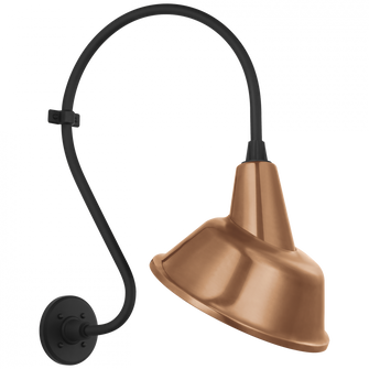 Academy 15'' Larrabee Barn Light (279|TOB 2804MBK/S3-SC)