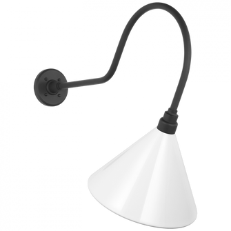 Academy 26'' Angled Flynn Barn Light (279|TOB 2803MBK/S11-WHT)