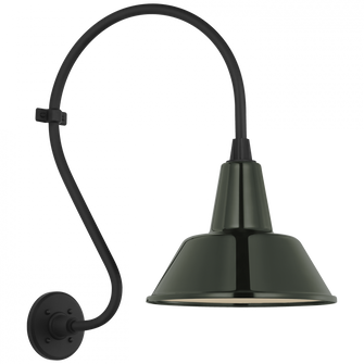 Academy 15'' Larrabee Barn Light (279|TOB 2804MBK/S1-G)