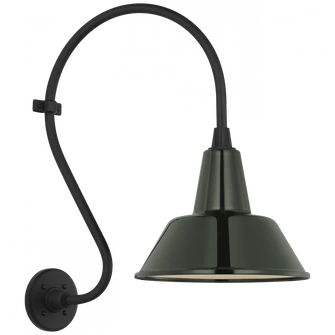 Academy 15'' Larrabee Barn Light (279|TOB 2804MBK/S1-G)