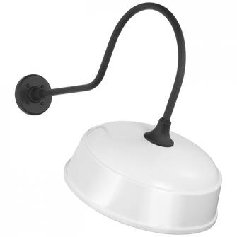 Academy 26'' Angled Flynn Barn Light (279|TOB 2803MBK/S7-WHT)