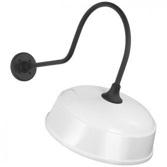 Academy 26'' Angled Flynn Barn Light (279|TOB 2803MBK/S7-WHT)