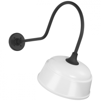 Academy 26'' Angled Flynn Barn Light (279|TOB 2803MBK/S6-WHT)