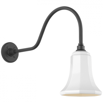 Academy 23'' Flynn Barn Light (279|TOB 2802MBK/S8-WHT)
