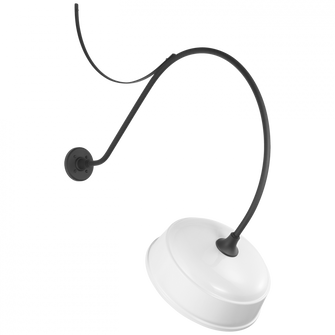 Academy 36'' Anchored Larrabee Barn Light (279|TOB 2807MBK/S7-WHT)