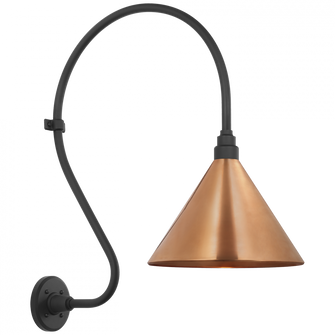 Academy 18'' Larrabee Barn Light (279|TOB 2805MBK/S11-SC)