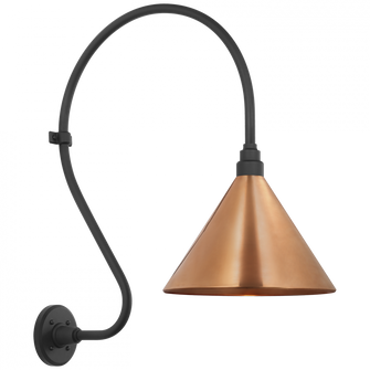 Academy 18'' Larrabee Barn Light (279|TOB 2805MBK/S11-SC)