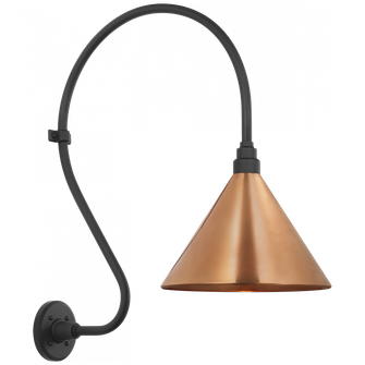 Academy 18'' Larrabee Barn Light (279|TOB 2805MBK/S11-SC)