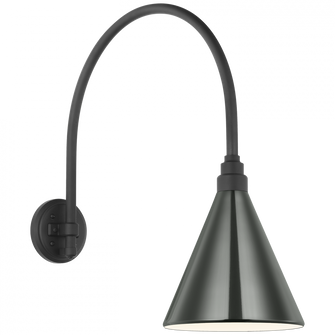 Academy 19.5'' Arched Mack Barn Light (279|TOB 2815MBK/S10-G)