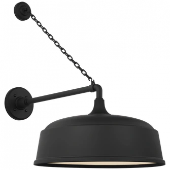 Academy 17.5'' Anchored Mack Barn Light (279|TOB 2813MBK/S7-MBK)