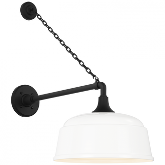Academy 17.5'' Anchored Mack Barn Light (279|TOB 2813MBK/S6-WHT)